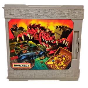 Matchbox Dragon Castle Playset Pop-Up Folding Carry Case Mattel Fantasy HTF